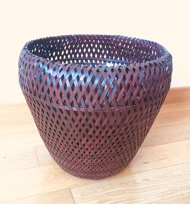 2 Vasos de vime castanho chocolate, IKEA