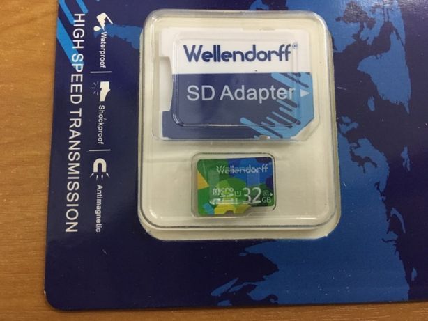 Продам SD адаптер от карты памяти на 32 ГБ микро СД 10 класс