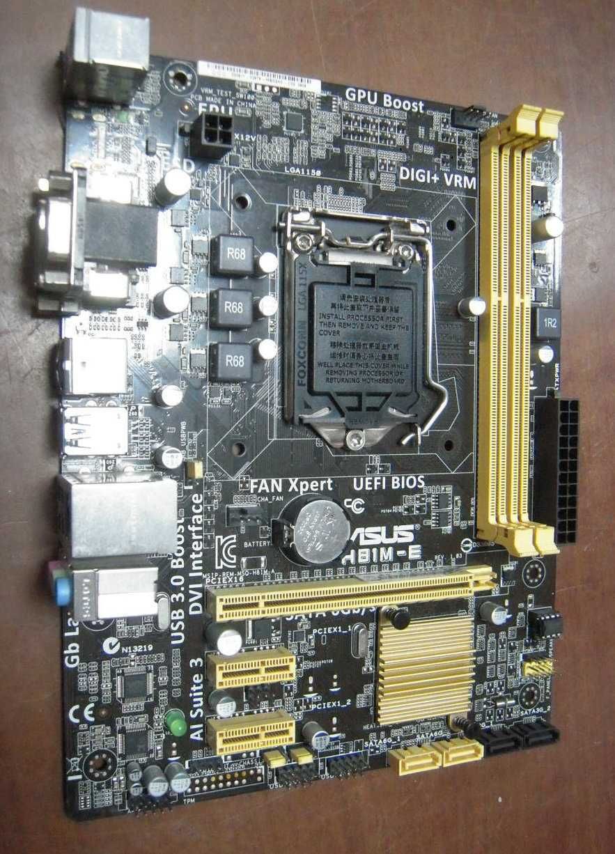 Материнська плата  (s1150, Intel H81, b85, H97 PCI-Ex16)