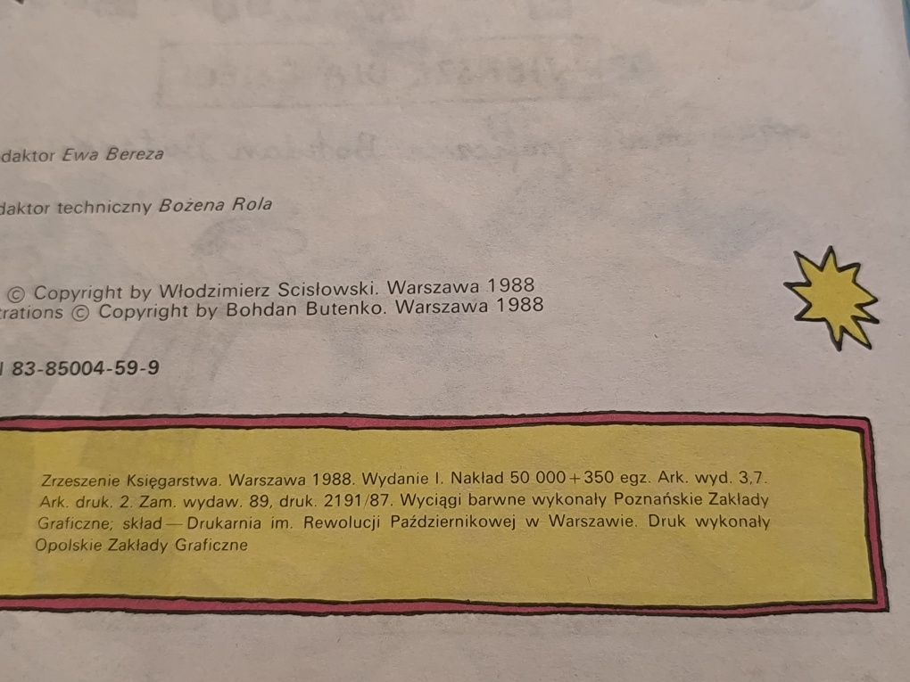 Cebula w pralni. Włodzimierz Ścisłowski. Wyd. I z 1988r