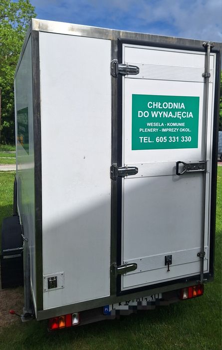 wynajem chłodni chłodnia komunia wesela mobilna chłodnia