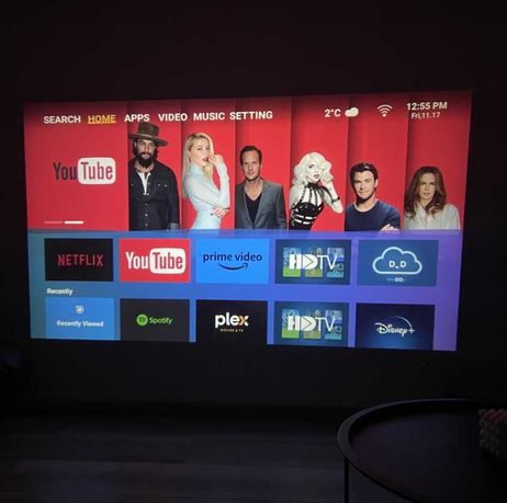 Projektor rzutnik Android Full HD przenosny TV telewizor świetny!