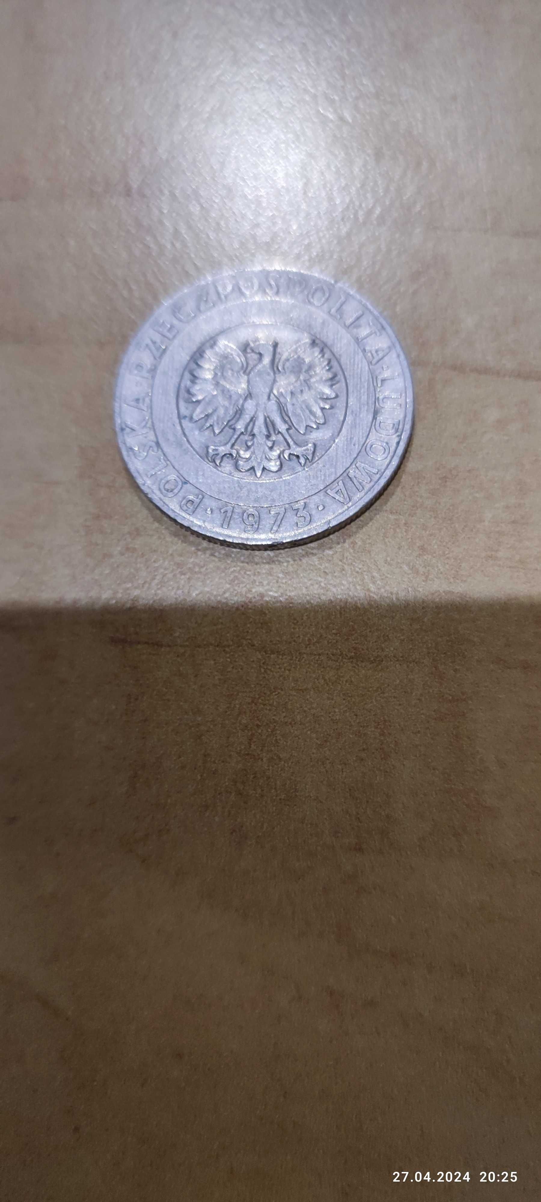 Sprzedam monetę z czasów PRL-u 20 zł z 1973 roku