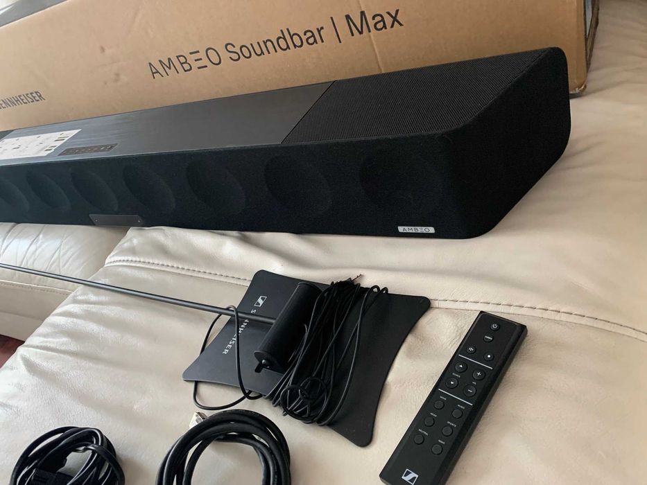 Soundbar Sennheiser Ambeo MAX - kompletny zestaw, gwarancja, idealny!