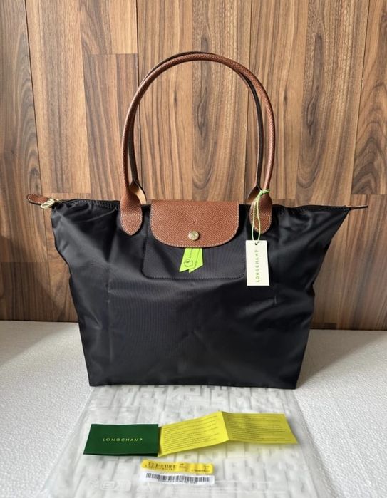 Mala Longchamp Preta Tamanho L