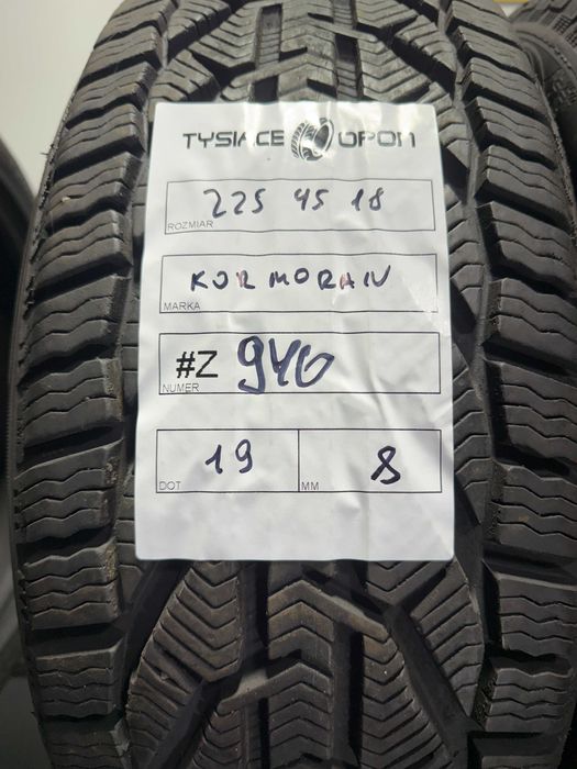Opony Zimowe 225/45/18 Kormoran Snow Komplet #Z970