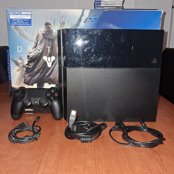 PlayStation 4 Fat – 500GB • Completa • Excelente Funcionamento • Caixa
