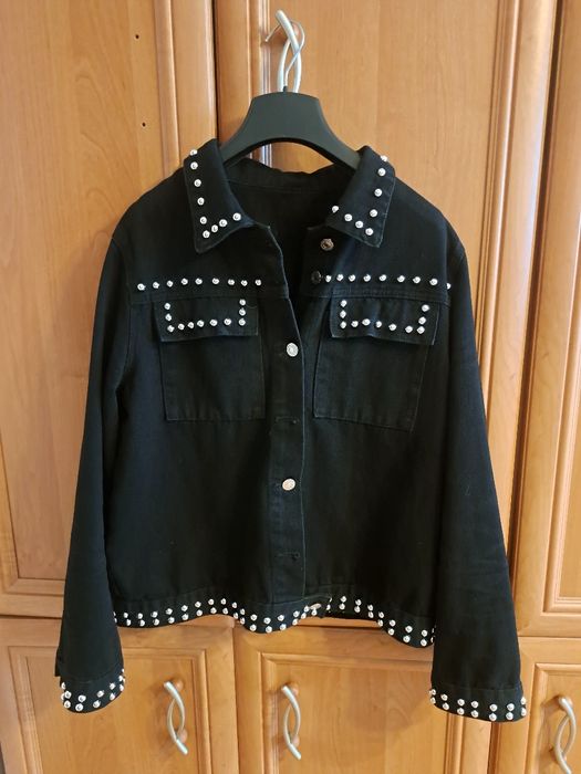 Katana Jeansowa z ćwiekami