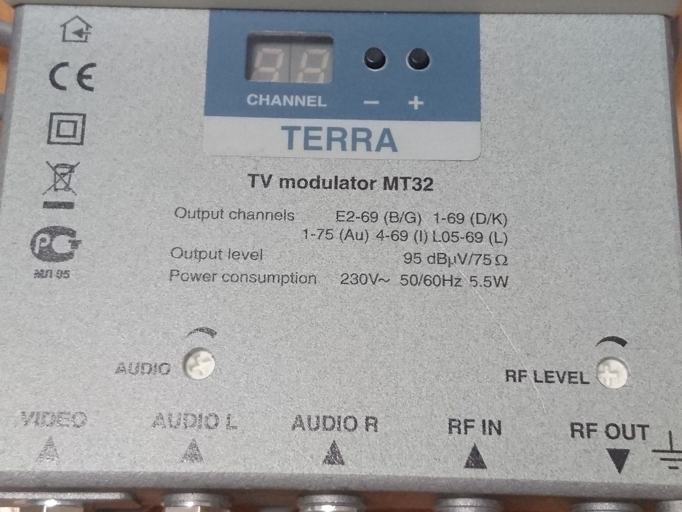 Modulator TV terra MT32