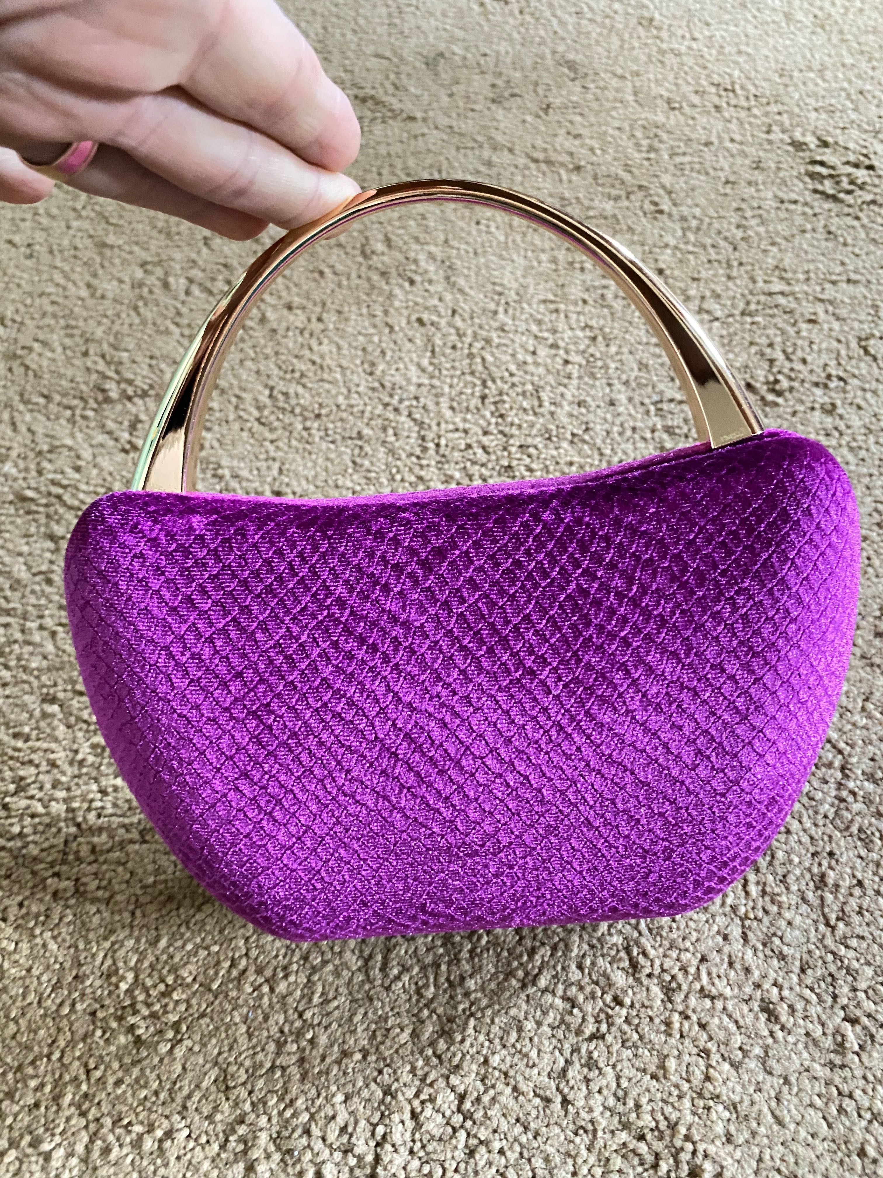 Bolsa de festa de veludo
