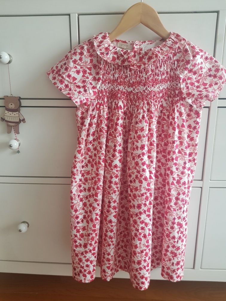 Vestido Gocco com folhos na gola