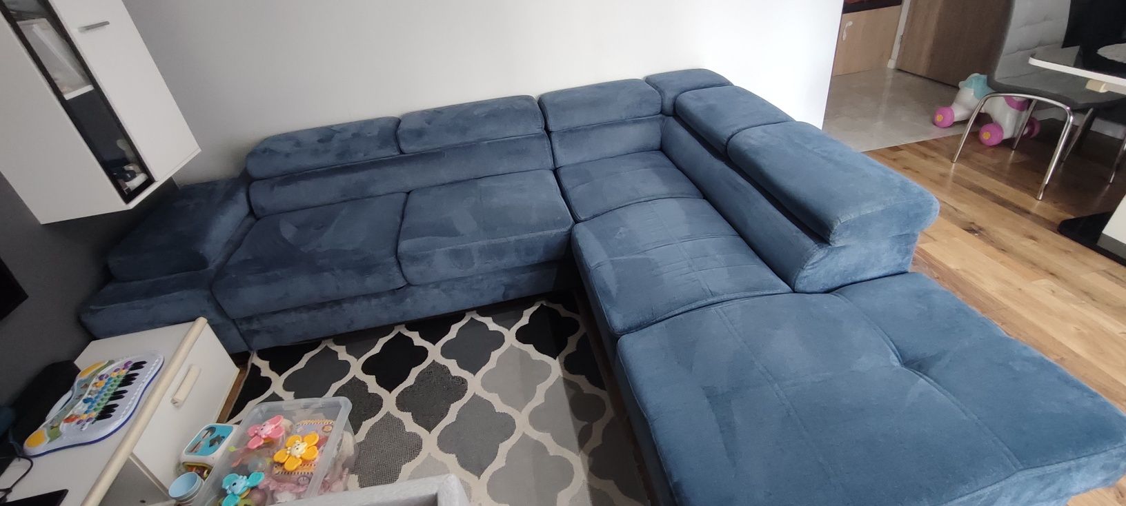 Narożnik Galaxy 225/280 cm Navy Blue
