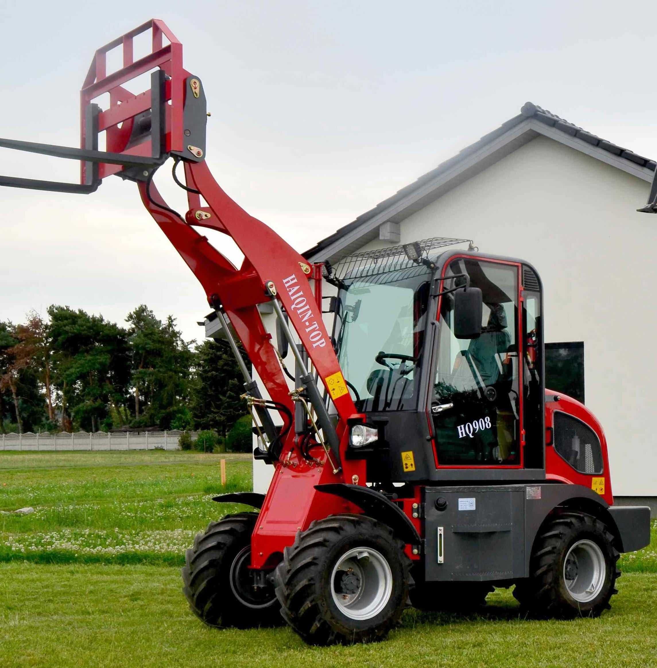 Nowa mini Ładowarka kołowa HQ908 udźwig 1000kg