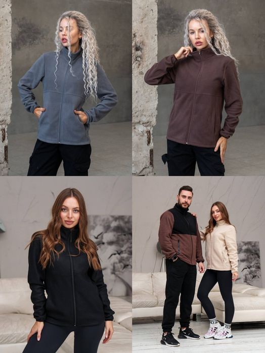 Флісова кофта жіноча. Флисовая кофта женская.