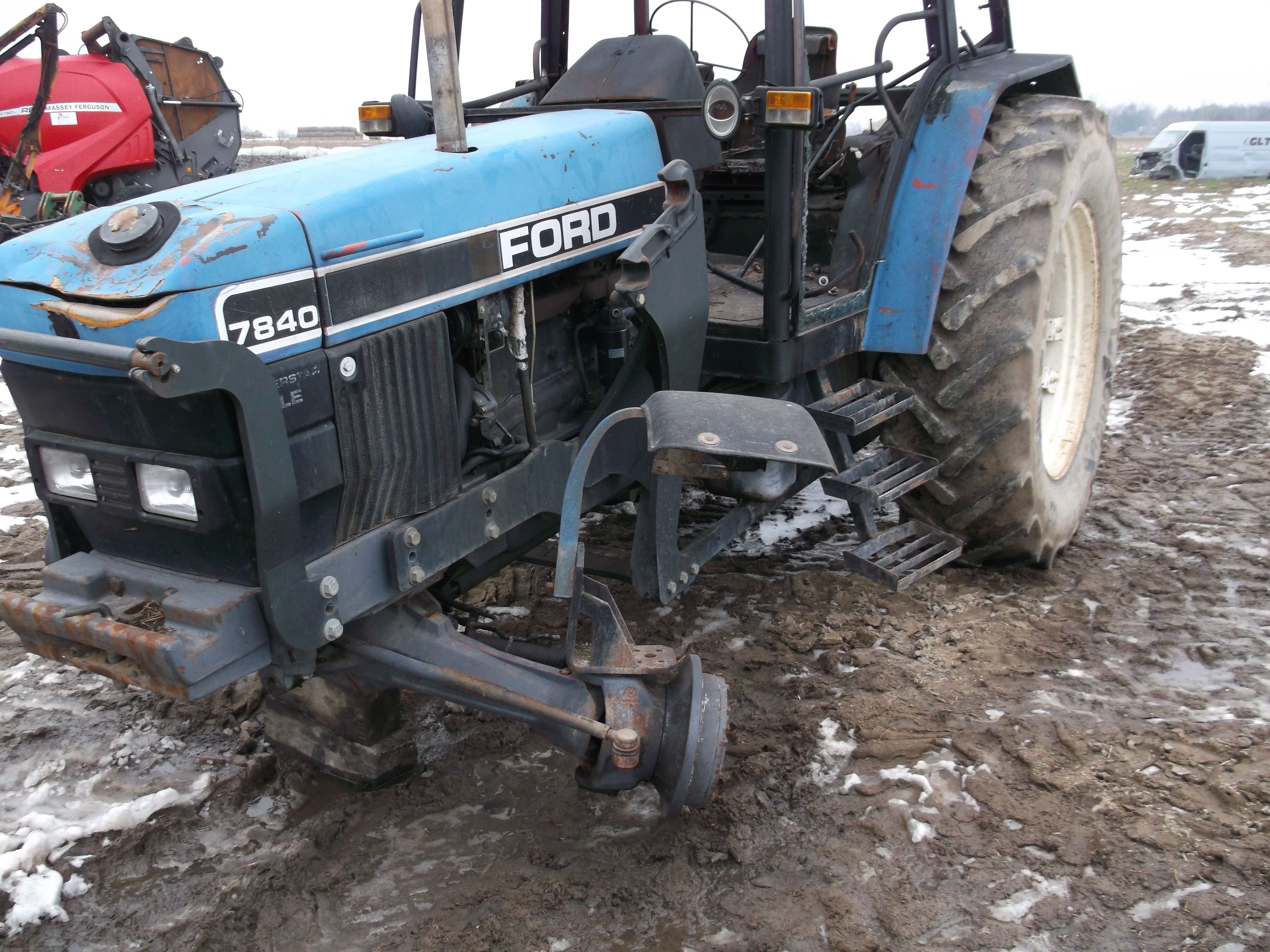 Ford 7840,Fiat,New Holland-maska,silnik,skrzynia,most,podnośnik-