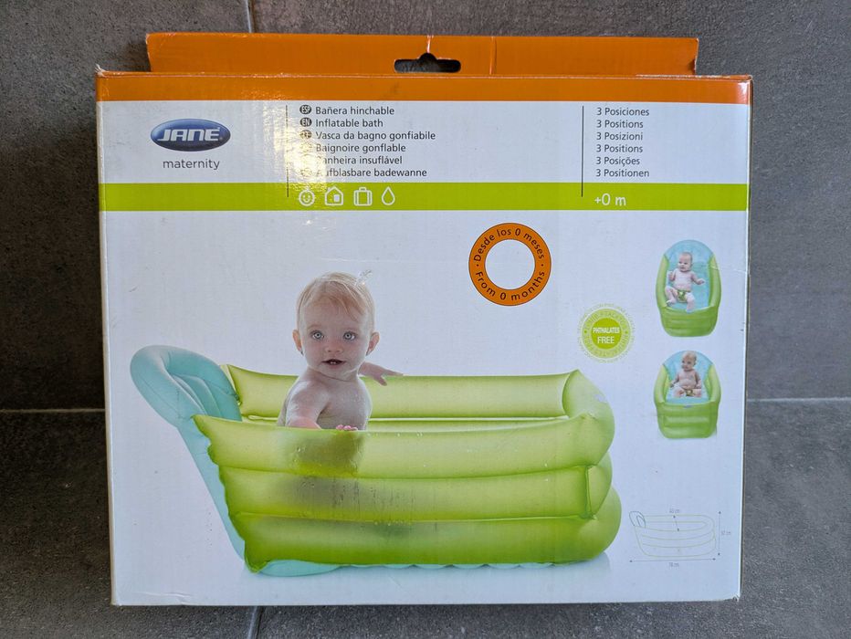 Banheira insuflável para bebé