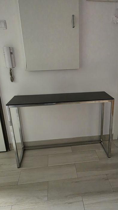 Estante em vidro para hall de  entrada