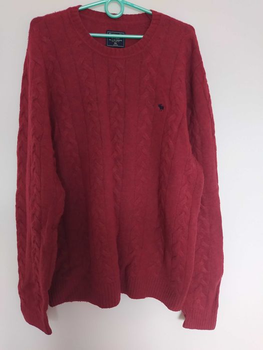 Sweter wełniany Abercrombie Fitch r. XL/2XL