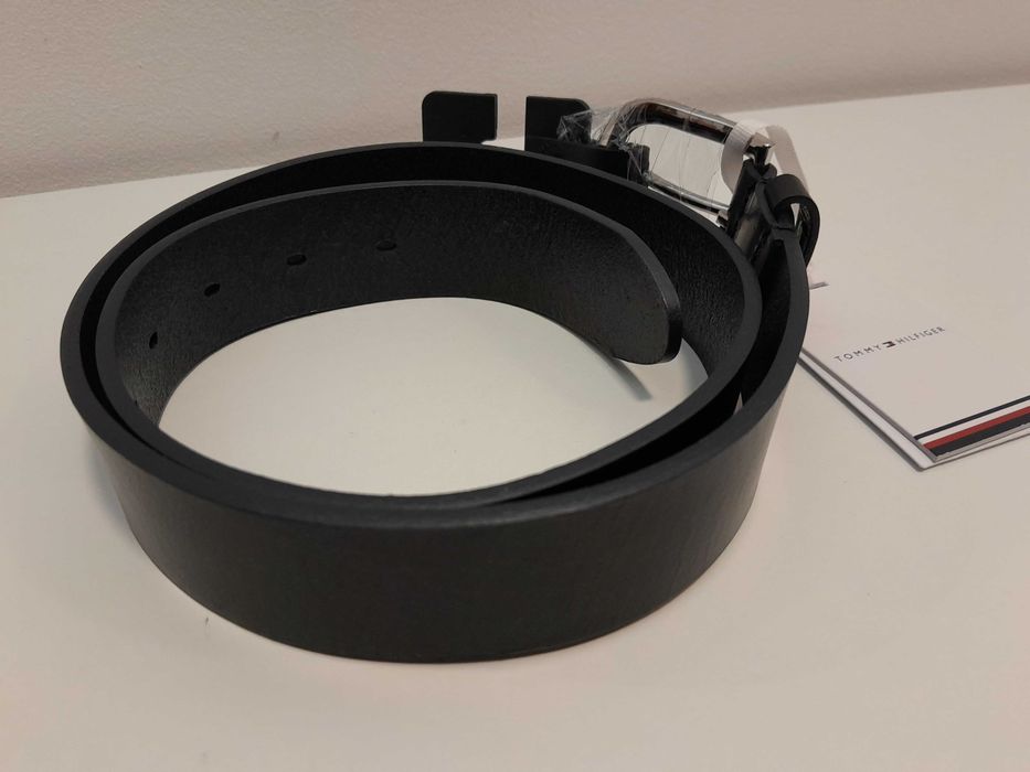 Pasek klasyczny granatowy Tommy Hilifiger