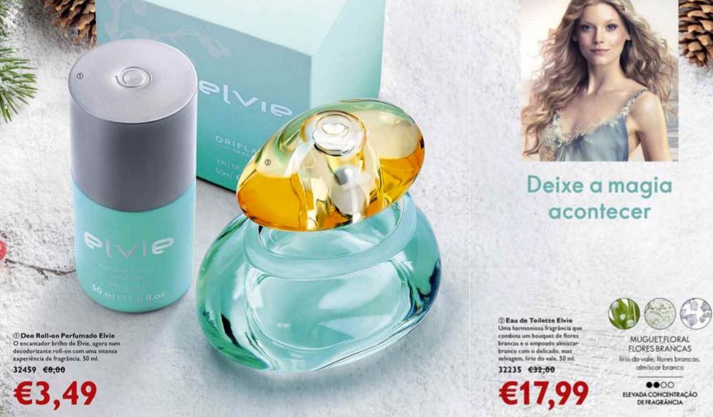 Perfume ELVIE + OFERTA Roll-On - Super Preço