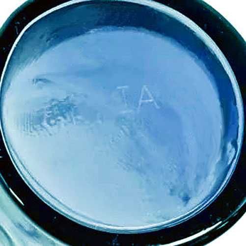 Wytłaczana SZKLANKA Splash Coca Cola Błękitna Turkusowa Niebieska 2010