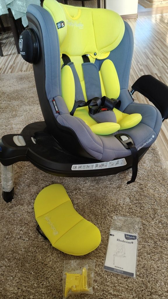 Fotelik Samochodowy Babysafe Rhodesian 360°  0-18kg ISOFIX