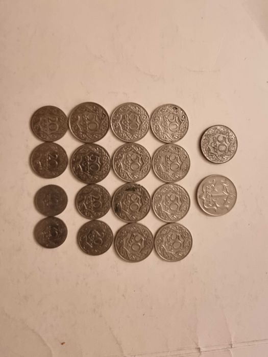 Zestaw starych monet Polskich