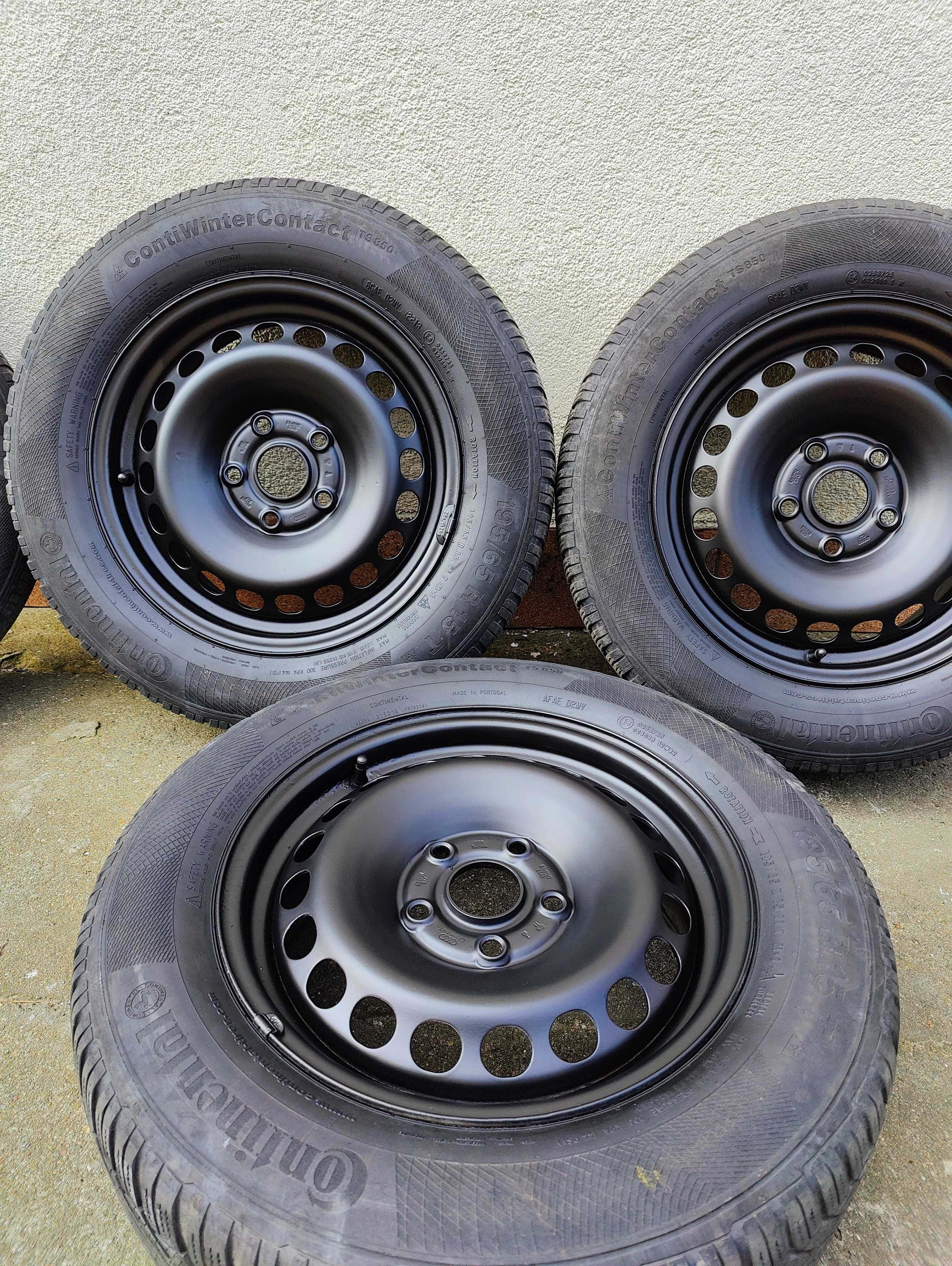 Sprzedam felgi VW komplet kół zimowych R15 5x112 +Kołpaki jako prezent