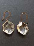 Серьги серебро 875проба горный хр