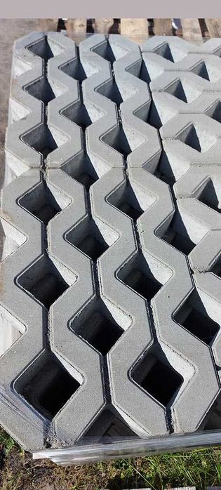 Płyty ażurowe betonowe płyta Meba Polbruk 8x40x60 szara