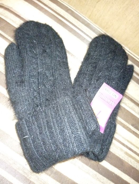 Новые варежки качество.Ангора