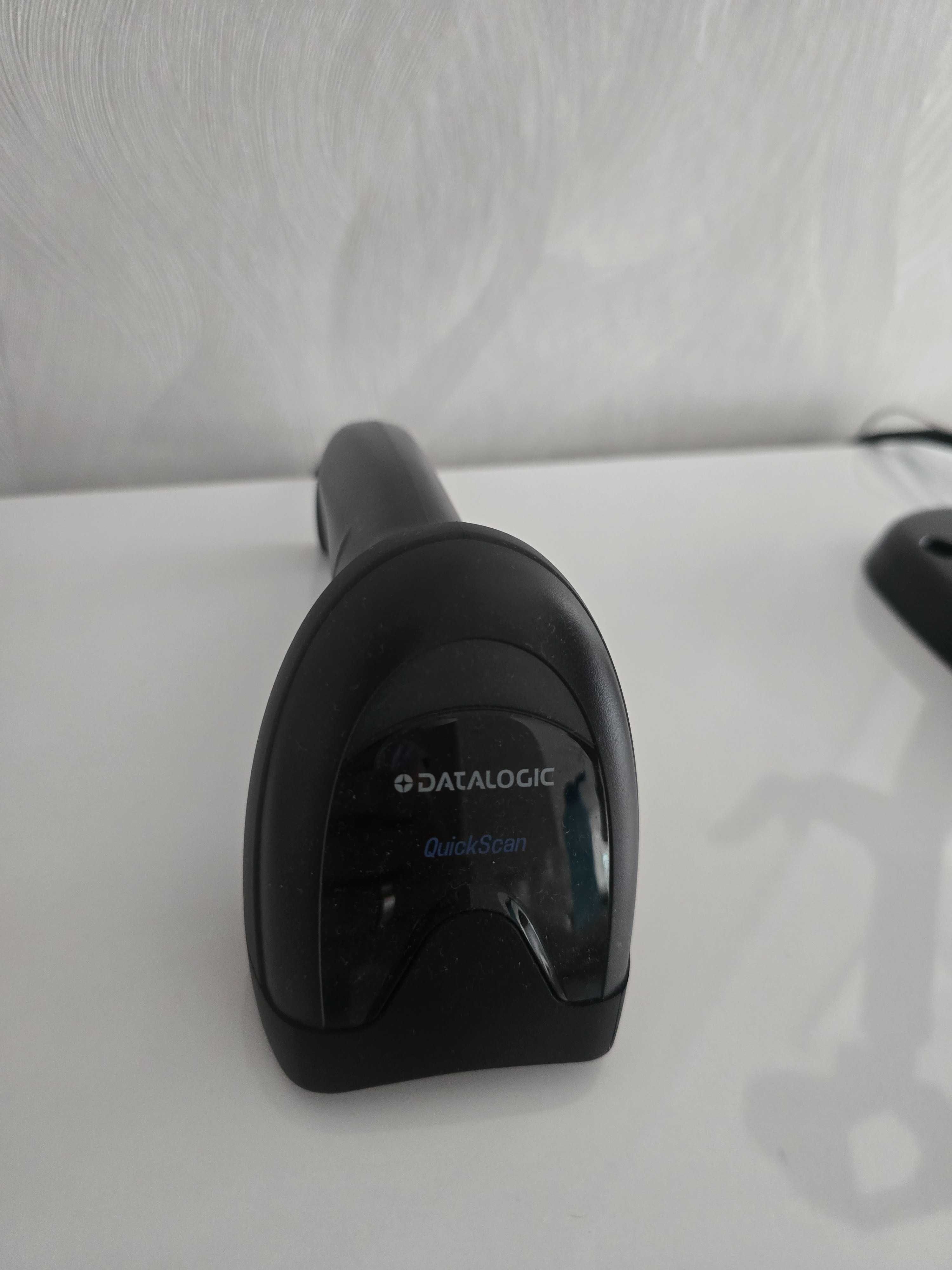 Leitor código de barras Datalogic QuickScan c/suporte