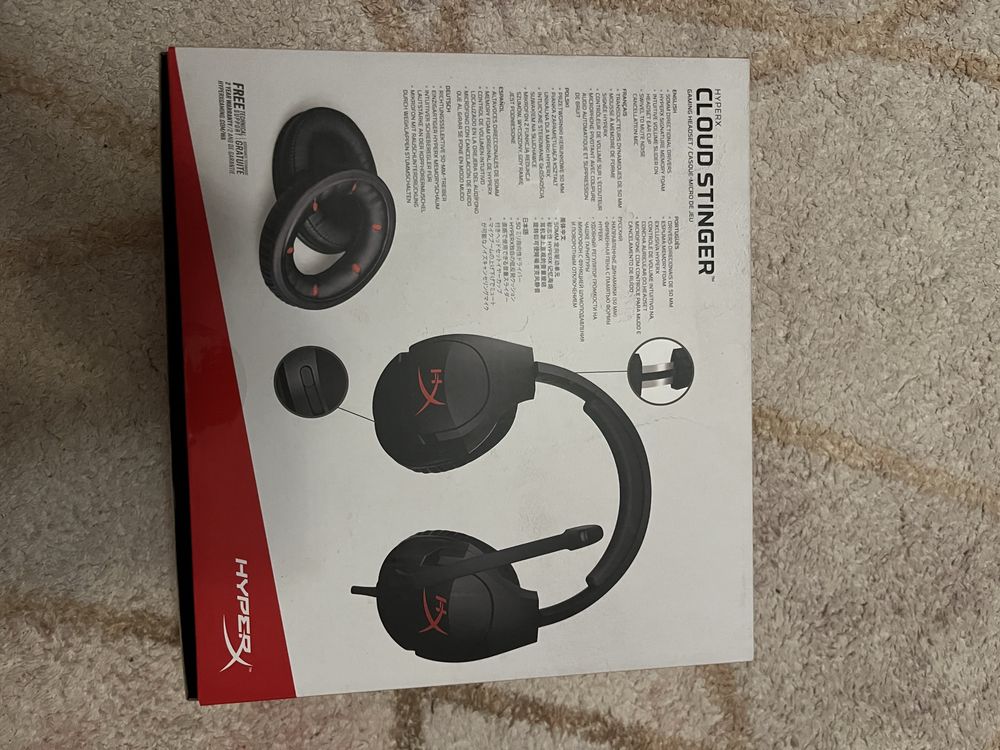 Hyperx Cloud Stinger Czarno-Czerwony