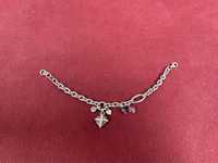 Stara Srebrna Bransoletka Charms Srebro 925