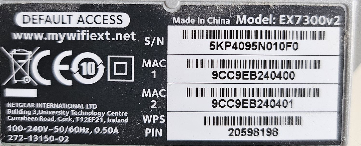 NEATGEAR - wzmacniacz sieci WiFi AC2200 (EX7300)