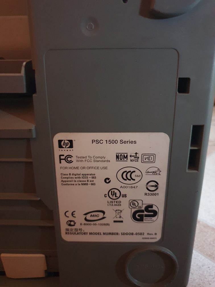 Drukarką HP PSC 1510 All-in-One