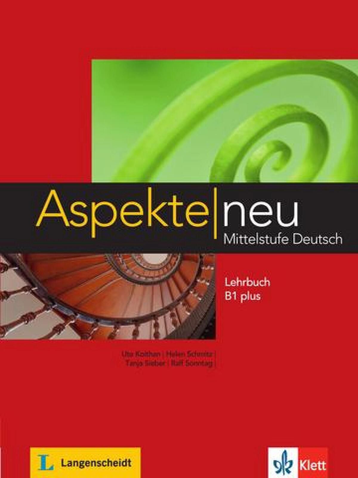 Aspekte Neu B1+ podr. (bez Dvd) Lektorklett Klett Polska Tanja Sieber,