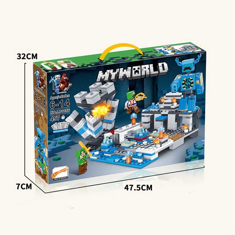 Lego MINECRAFT, Лего Майнкрафт Битва в глубинной тьме (Варден) 457 дет