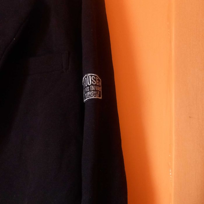 męska marynarka dresowa house czarna