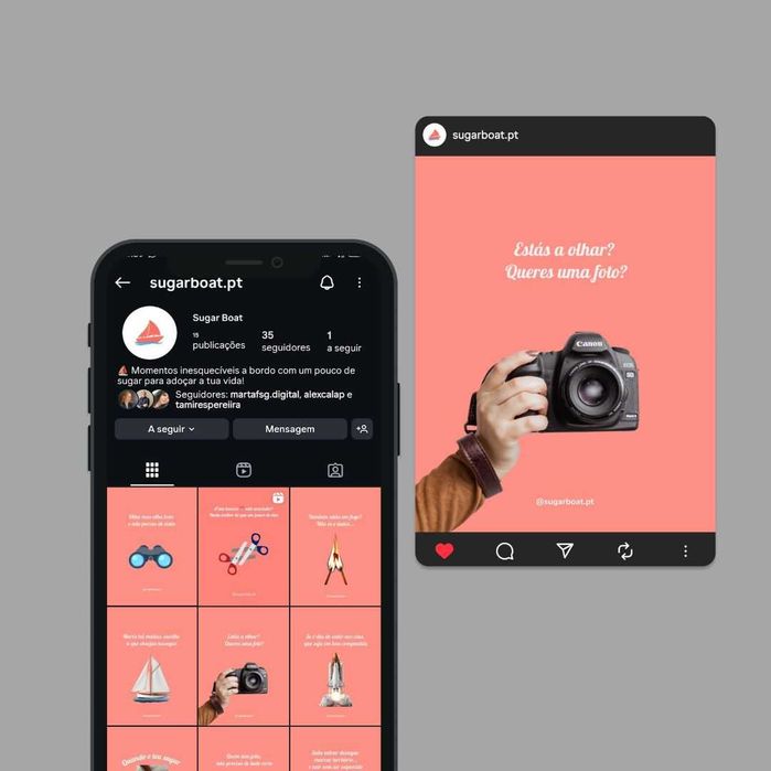 Identidade visual +  Gestão de Redes Sociais + Websites