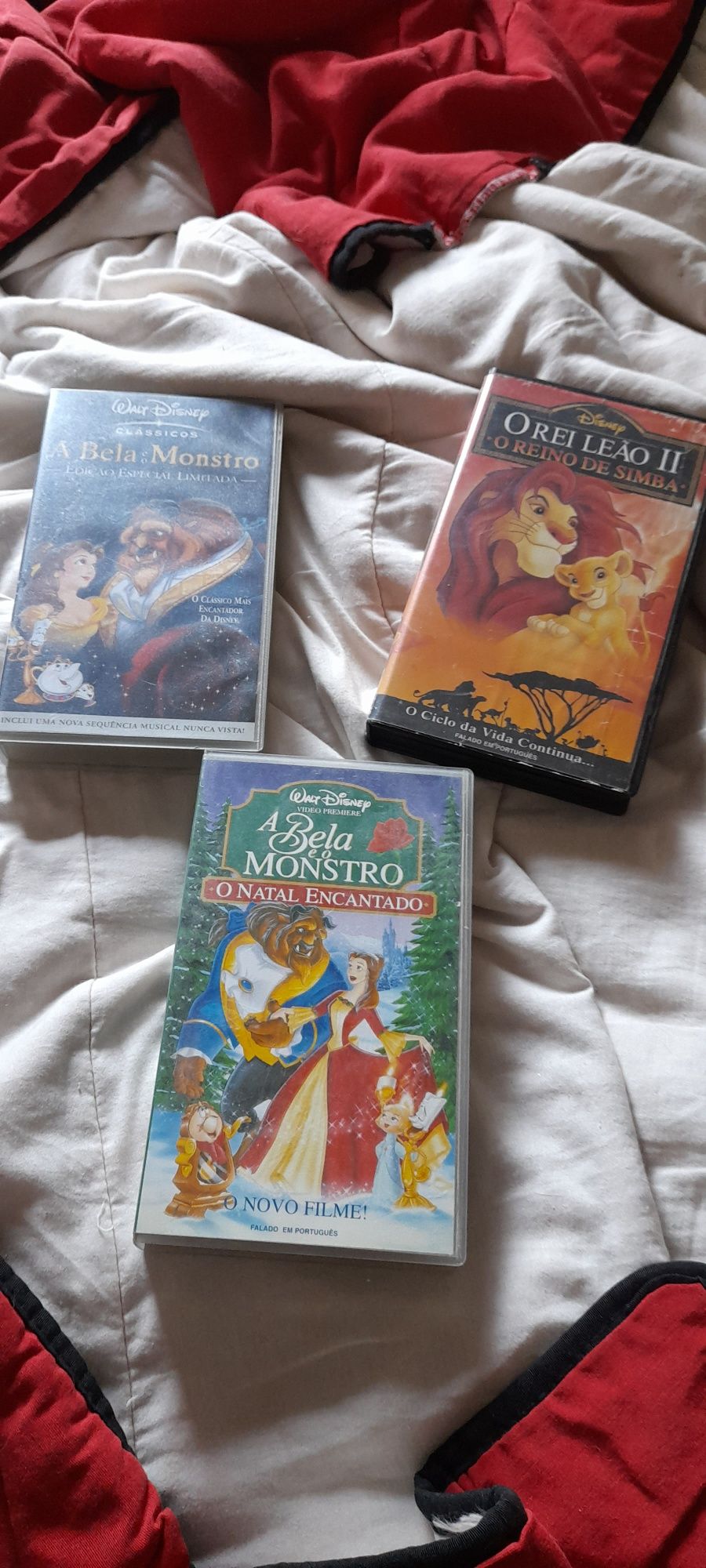 Vhs A bela e o Monstro e o Rei Leão