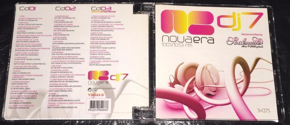 CD Discoteca NOVA ERA "dj7" 3xCD´s originais