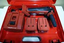 Komplet HILTI AG 125 A22 szlifierka kątowa i 2 baterie 22v 5,2ah lad