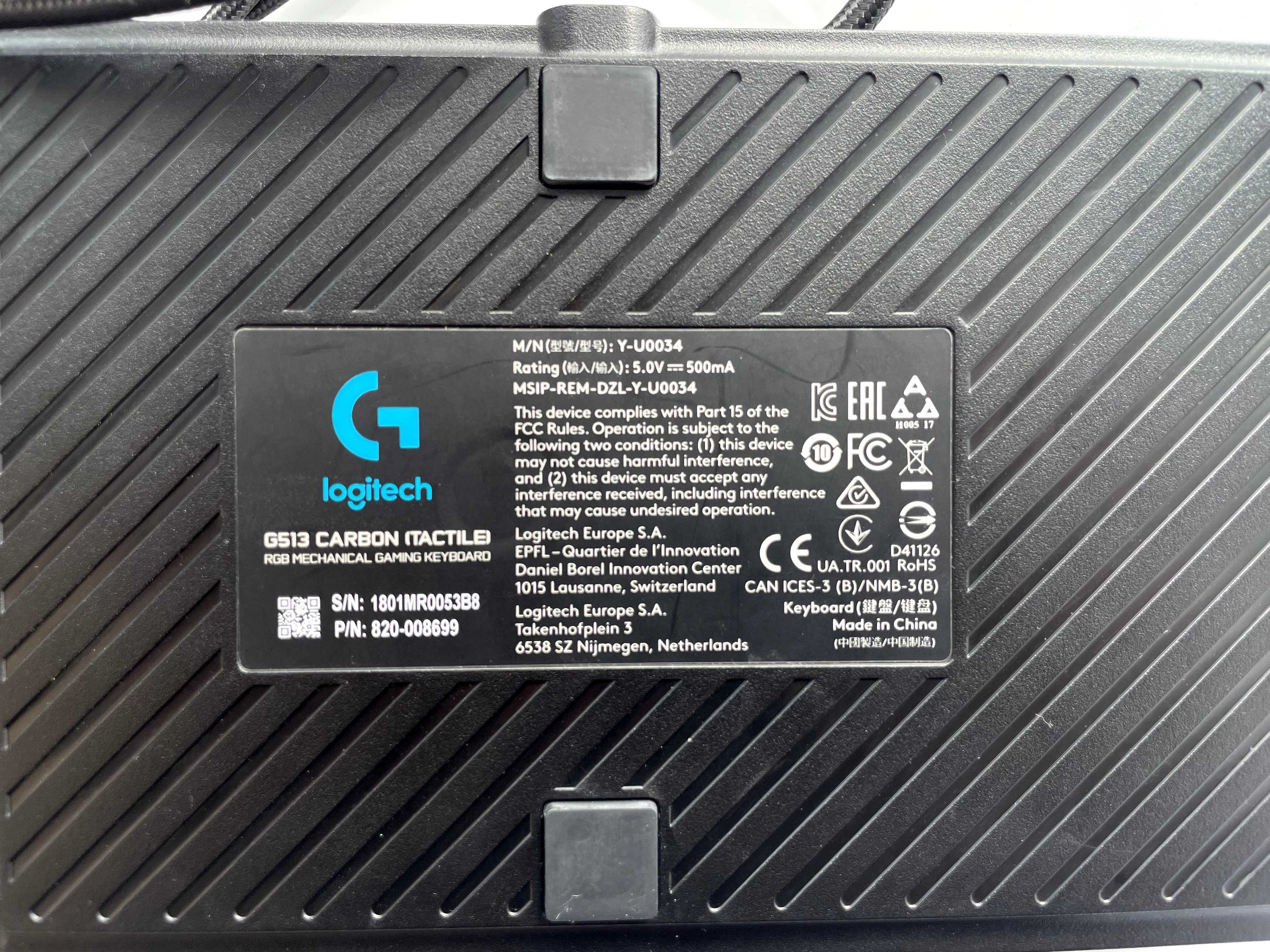Logitech G513 Carbon Механічна ігрова клавіатура БУ