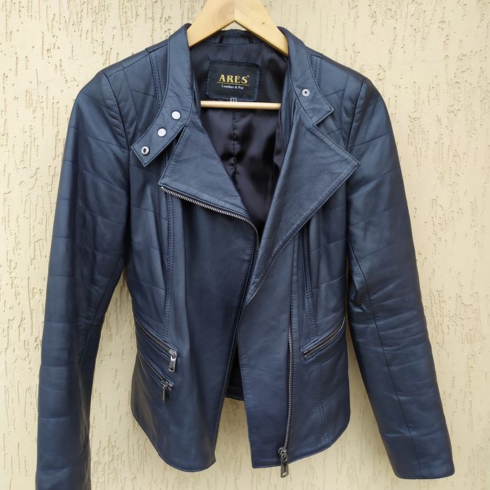 Шкіряна куртка/ косуха від ARES  /жіноча/ натуральна шкіра