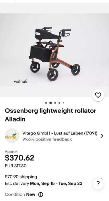 Роллатор, ходунки LexaMed alladin