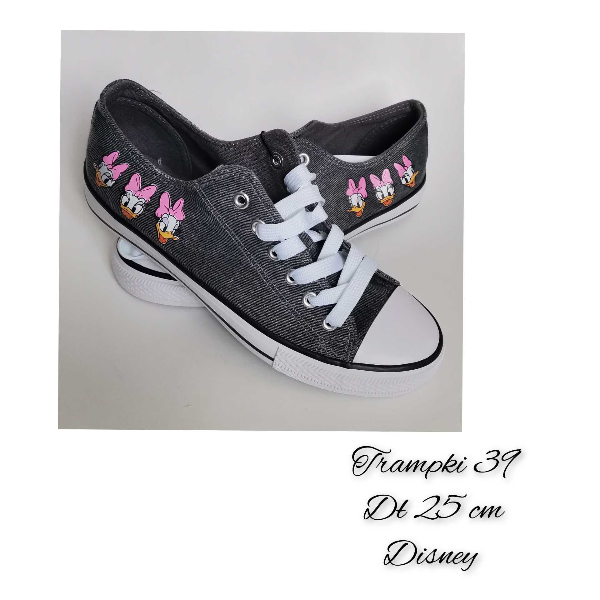 Nowe Trampki 39 dł 25 cm trampki minnie  Disney Daisy buty 39