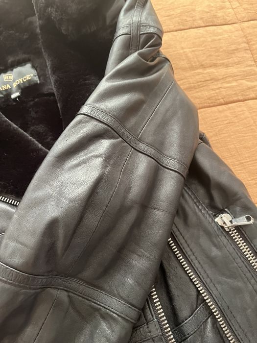 Дубльонка шкіряна косуха