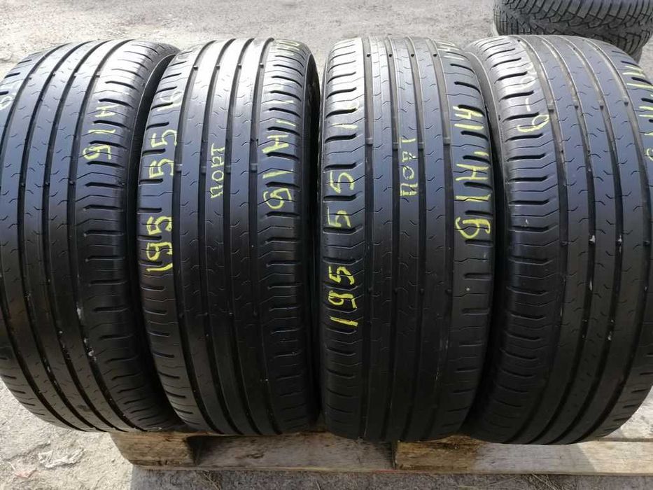 Continental Conti Eco Contact 5 195/55R16 91H шини бу літо 4 штуки