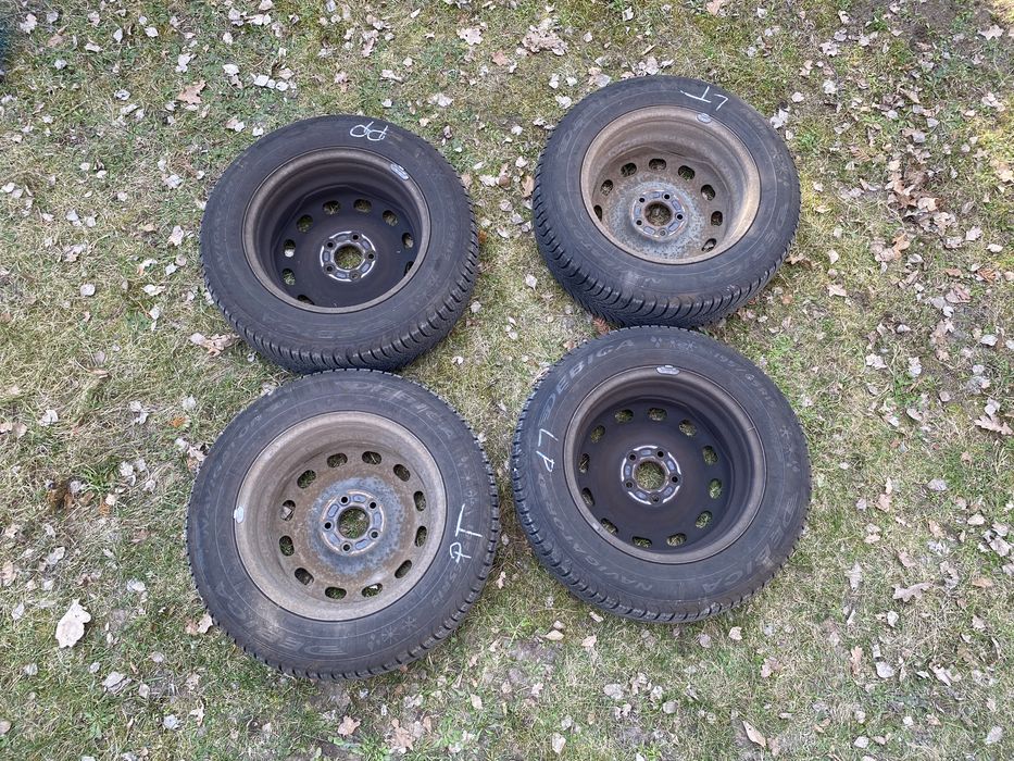 Zestaw Opony całoroczne z felgami do focusa mk2 195/65 R15 6Jx15x52,5